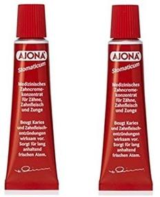 img 4 attached to 💪 Ajona Stomatikum Toothpaste 25ml (Pack of 2) - A Powerful Oral Care Solution