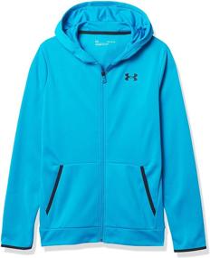 img 2 attached to Under Armour Fleece Black Youth Boys' Clothing