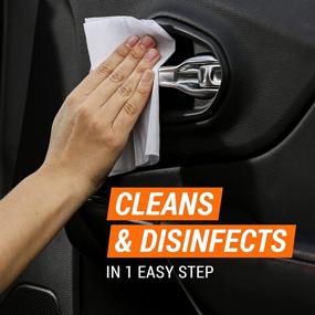 img 2 attached to 🧽 Armor All Disinfectant Wipes - 30 Count (Pack of 3): Powerful Car Cleaning & Disinfection for Interior & Exterior Surfaces