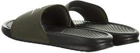 img 1 attached to Nike Benassi Sandal Cargo Black Black