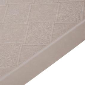 img 2 attached to Safety-Grip Extra-Large Non-Slip Shower/Bath Mat by Rubbermaid Commercial - Brown Stone for Tub