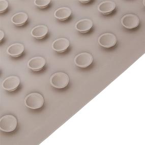 img 3 attached to Safety-Grip Extra-Large Non-Slip Shower/Bath Mat by Rubbermaid Commercial - Brown Stone for Tub