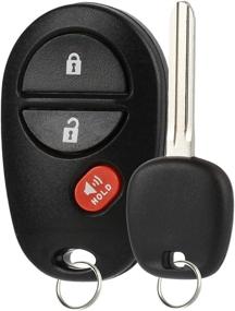 img 1 attached to 🔑 Convenient keyless entry: Toyota GQ43VT20T G remote fob + ignition key