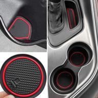 auovo non slip anti dust interior custom fit cup door central console liner аксессуары 2015 challenger логотип