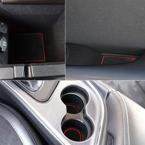 img 2 attached to Auovo Non Slip Anti Dust Interior Custom Fit Cup Door Central Console Liner Аксессуары 2015 Challenger