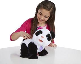 img 1 attached to 🐼 FurReal Friends Pom Baby Panda: Interactive Plush Toy for Endless Fun!