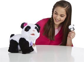 img 2 attached to 🐼 FurReal Friends Pom Baby Panda: Interactive Plush Toy for Endless Fun!
