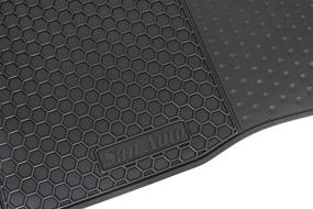 img 3 attached to 🚗 Custom Fit Rubber HD-Mart Car Floor Mat for Honda Civic 10th Generation (2016-2021) - Full Black Auto Liners Mat with All Weather Protection, Heavy Duty & Odorless