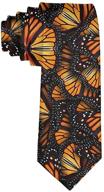 monarch butterflies fashion necktie wedding logo