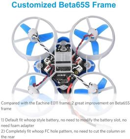 img 1 attached to 🚁 BETAFPV Beta65S Tiny Brushed Whoop Drone with Camera - High Performance Indoor FPV Drone for Adults - 7x16mm 19000KV 1S Brushed Motor - Perfect Flying Toys/Gifts for Boys and Girls