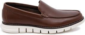 img 3 attached to Nautica Slip Loafers Horace Tan 13 - Stylish Men's Fashion Sneaker Shoes