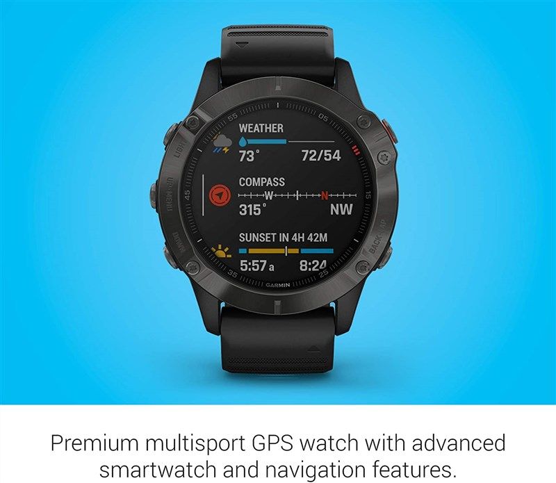 Garmin fenix 6 Pro, montre GPS multisport ultime…