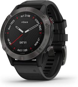 img 4 attached to Премиальный мультиспортивные часы Garmin fenix 6 Sapphire с GPS: картографирование, музыка, путевое руководство и сенсоры пульсоксиметра.