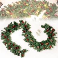 koxhox artificial christmas garland operated logo