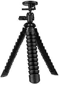 img 1 attached to 🕷️ Vivitar VIV-SP-12-BLK Large Rubberized Spider Tripod - Extends 12 Inches, Rotates 360° - Black