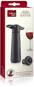 img 2 attached to The Original Vacu Vin Wine Saver - with 2 Vacuum Stoppers, in Stylish Black