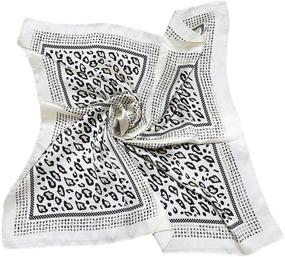 img 4 attached to Square Wrapping Scarves Sleeping Leopard Gift Wrapping Supplies