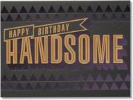 🎉 personalized american greetings birthday card for him - celebrate with handsome style! logo