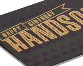 img 1 attached to 🎉 Personalized American Greetings Birthday Card for Him - Celebrate with Handsome Style!