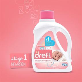 img 3 attached to 👶 Dreft Stage 1: Newborn Liquid Laundry Detergent (HE) - Natural Cleaning Solution for Baby, Newborn, or Infant - 50 oz, 32 loads