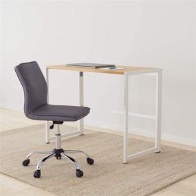 img 1 attached to Amazon Basics Modern Adjustable Low Back Furniture for Home Office Furniture