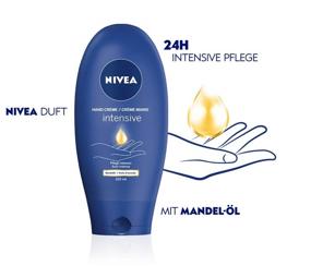 img 2 attached to 👐 Nivea Intensive Care Hand Cream 100ml | Original Formula from Germany