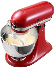 img 1 attached to 👍 4.5/5 QT Flex Edge Beater for KitchenAid Tilt Head Stand Mixer: Efficient Mixer Paddle in White