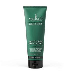 img 4 attached to 🌿 Sukin Super Greens Detoxifying Facial Scrub - Ultimate 4.23 FL. Oz. Solution