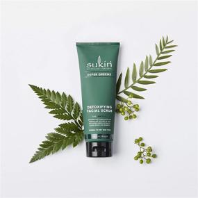 img 3 attached to 🌿 Sukin Super Greens Detoxifying Facial Scrub - Ultimate 4.23 FL. Oz. Solution