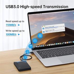 img 1 attached to EAGET Portable 500GB External Hard Drive with USB3.0 💾 and Ultra Slim Design for High-Speed Data Transfer on Multiple Devices