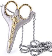 🧵 butuze embroidery scissors: exquisite retro stainless steel diy sewing kit for art, embroidery & needlework logo