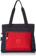 👜 черная большая женская сумка и кошелек enzo от kipling. логотип
