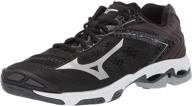 mizuno womens wave lightning volleyball men's shoes for athletic логотип