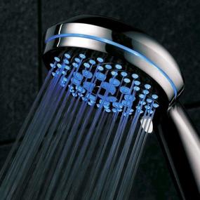 img 1 attached to 🚿 HotelSpa SpectrumTM Ultra-Luxury 7-setting / 7-color LED Handheld Shower-Head: Revolutionary Color-changing Experience