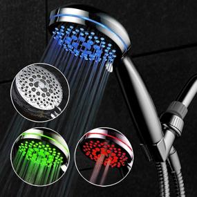 img 3 attached to 🚿 HotelSpa SpectrumTM Ultra-Luxury 7-setting / 7-color LED Handheld Shower-Head: Revolutionary Color-changing Experience