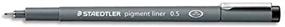 img 3 attached to 🖊️ Staedtler Pigment Liner 0.5 mm Black [Pack of 5]: Professional Quality Fineliner Pens for Precision Drawing and Writing