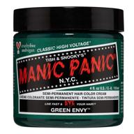 ярко-зеленая краска для волос vibrant green envy: классическая формула manic panic логотип