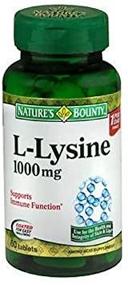 img 4 attached to Таблетки Nature's Bounty L-Lysine 1000 мг 240 штук - Упаковка из 4