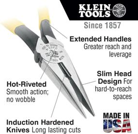 img 1 attached to 🔧 High-Quality Klein Tools D203 7C Pliers Side Cutters for Efficient Cutting