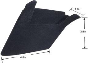 img 3 attached to 📦 Vesul Front Row Armrest Storage Box for Porsche Cayenne (2011-2018) - Armrest Phone Container, Center Console Organizer, Handle Pocket ABS Tray Insert with Suede Cover