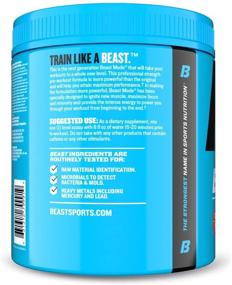 img 1 attached to 💪 Beast Sports Nutrition Beast Mode Pre-Workout - Beast Punch Flavor - 8.47 oz - Next-Level Formula to Enhance Strength, Boost Focus &amp; Stamina - 30 Servings