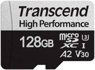 производительная память transcend microsdxc ts128gusd330s логотип