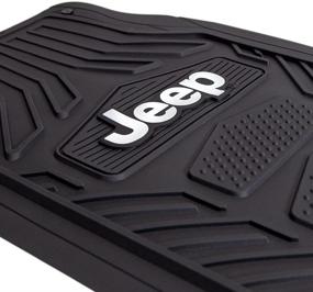 img 3 attached to 🚗 Набор ковриков Plasticolor Jeep Weatherpro из 4 шт.: основная защита для вашего Jeep