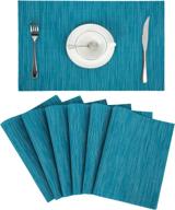 pauwer placemats crossweave placemat resistant logo