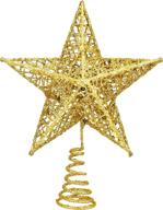 eaone christmas decoration glittered tree top logo