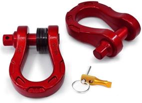 img 4 attached to GearAmerica Aluminum Shackles Superior Off Road