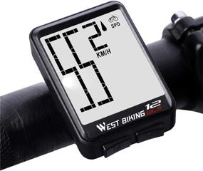 img 4 attached to Sulens Wireless Bicycle Speedometer and Odometer: Waterproof, LCD Display, Multi-Functions & Automatic Wake-up