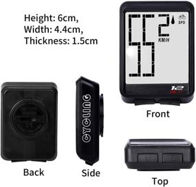 img 2 attached to Sulens Wireless Bicycle Speedometer and Odometer: Waterproof, LCD Display, Multi-Functions & Automatic Wake-up