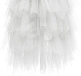 img 2 attached to 👸 Princess Candy Color Flower Girls Tutu Skirts with Lace Tops - Perfect for Birthday Parties