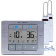 acurite 00515m digital wireless fridge and freezer thermometer with alarm and max/min temperature - ideal for home and restaurants logo